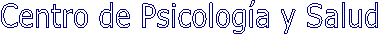 Centro de Psicologa y Salud